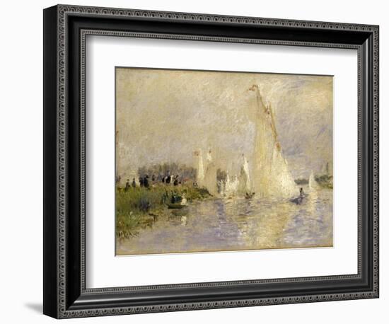 Regatta at Argenteuil-Pierre-Auguste Renoir-Framed Giclee Print