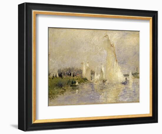 Regatta at Argenteuil-Pierre-Auguste Renoir-Framed Giclee Print