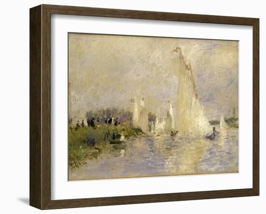 Regatta at Argenteuil-Pierre-Auguste Renoir-Framed Giclee Print