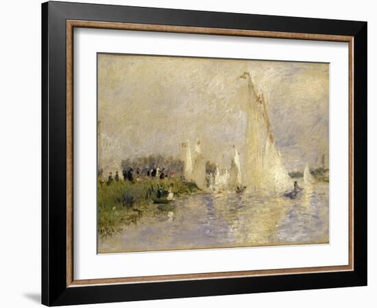 Regatta at Argenteuil-Pierre-Auguste Renoir-Framed Giclee Print