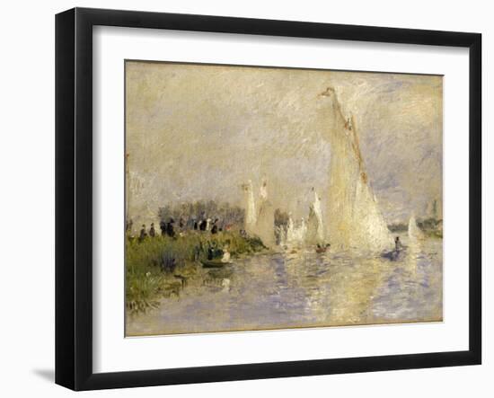 Regatta at Argenteuil-Pierre-Auguste Renoir-Framed Giclee Print