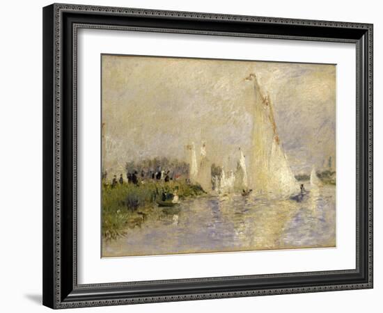 Regatta at Argenteuil-Pierre-Auguste Renoir-Framed Giclee Print