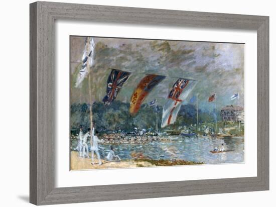 Regatta at Molesey, 1874-Alfred Sisley-Framed Giclee Print