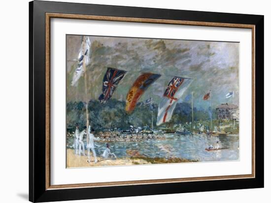 Regatta at Molesey, 1874-Alfred Sisley-Framed Giclee Print