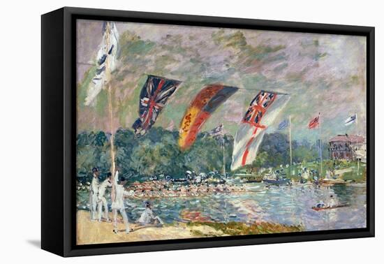 Regatta at Molesey, 1874-Alfred Sisley-Framed Premier Image Canvas