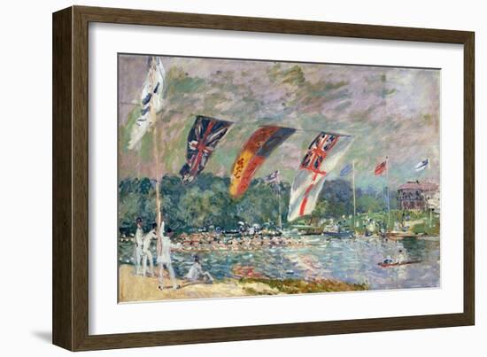 Regatta at Molesey, 1874-Alfred Sisley-Framed Giclee Print