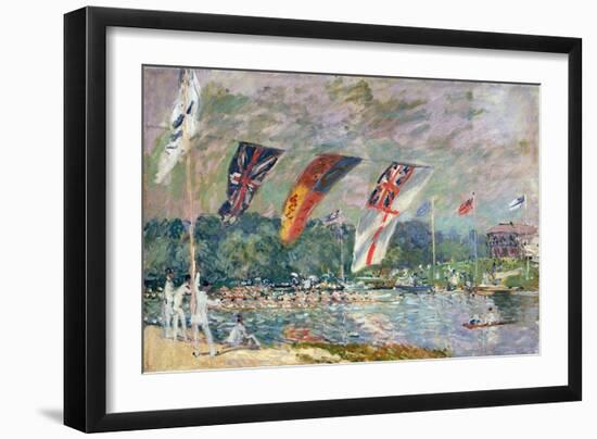 Regatta at Molesey, 1874-Alfred Sisley-Framed Giclee Print