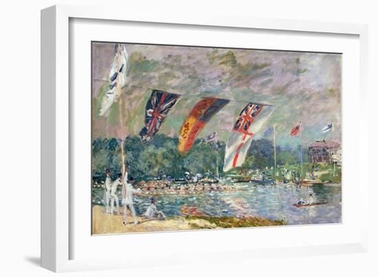 Regatta at Molesey, 1874-Alfred Sisley-Framed Giclee Print