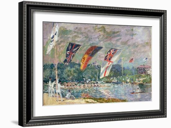 Regatta at Molesey, 1874-Alfred Sisley-Framed Giclee Print