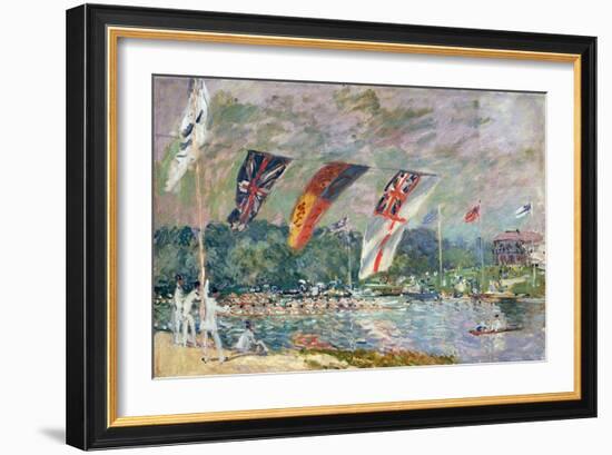 Regatta at Molesey, 1874-Alfred Sisley-Framed Giclee Print