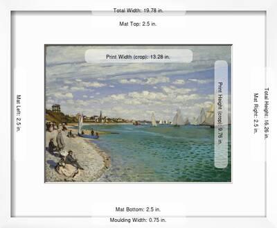Regatta At Sainte Adresse 1867 Giclee Print Claude Monet Art Com