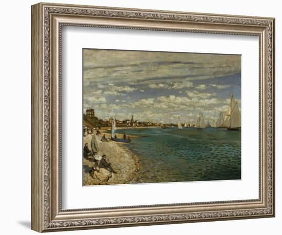 Regatta at Sainte-Adresse-Claude Monet-Framed Giclee Print