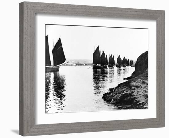 Regatta, Hayle Estuary, C.1890-null-Framed Giclee Print