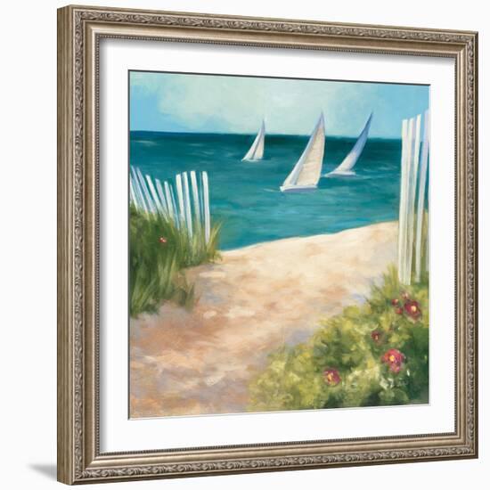 Regatta II Crop-Julia Purinton-Framed Art Print