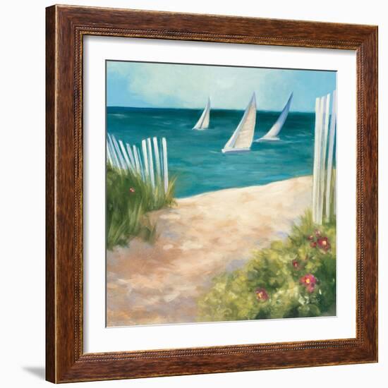 Regatta II Crop-Julia Purinton-Framed Art Print