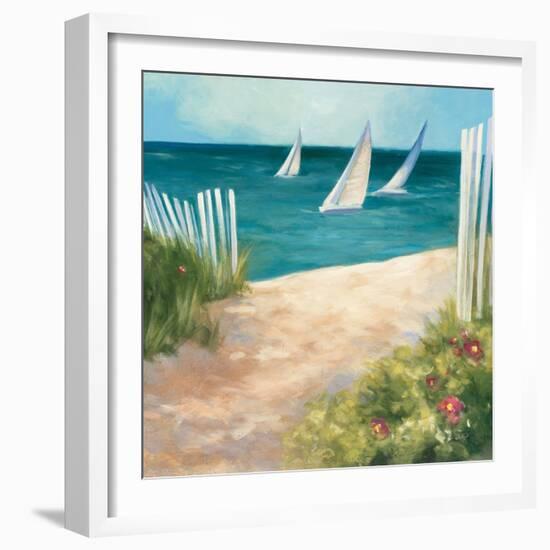 Regatta II Crop-Julia Purinton-Framed Art Print