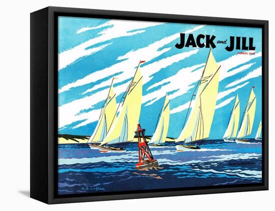 Regatta - Jack and Jill, August 1949-Wilmer Wickham-Framed Premier Image Canvas