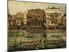 Regatta on Grand Canal Near Rialto in Venice-Francesco Guardi-Mounted Giclee Print