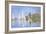 Regattas at Argenteuil by Claude Monet-Claude Monet-Framed Giclee Print