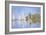 Regattas at Argenteuil by Claude Monet-Claude Monet-Framed Giclee Print