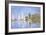 Regattas at Argenteuil by Claude Monet-Claude Monet-Framed Giclee Print