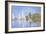 Regattas at Argenteuil by Claude Monet-Claude Monet-Framed Giclee Print