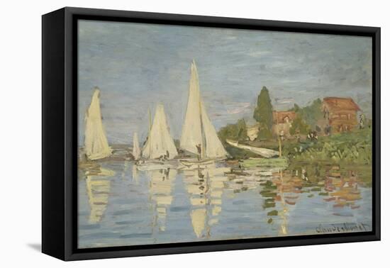 Regattas at Argenteuil, Ca 1872-Claude Monet-Framed Premier Image Canvas