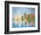 Regattas in Argenteuil-Claude Monet-Framed Art Print