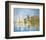 Regattas in Argenteuil-Claude Monet-Framed Art Print