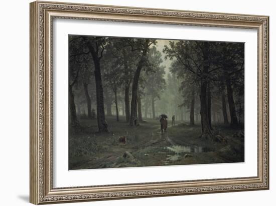 Regen Im Eichenwald, 1891-Iwan Iwanowitsch Schischkin-Framed Giclee Print