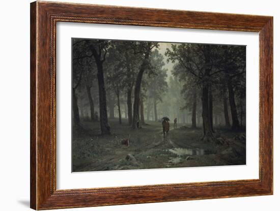 Regen Im Eichenwald, 1891-Iwan Iwanowitsch Schischkin-Framed Giclee Print