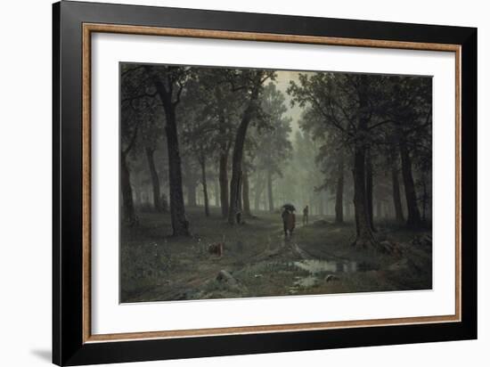 Regen Im Eichenwald, 1891-Iwan Iwanowitsch Schischkin-Framed Giclee Print