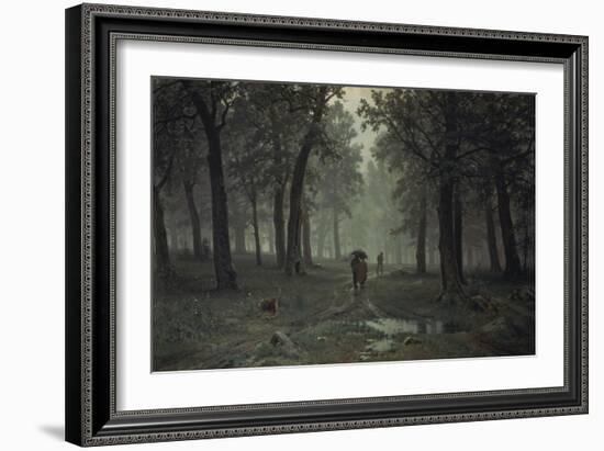 Regen Im Eichenwald, 1891-Iwan Iwanowitsch Schischkin-Framed Giclee Print