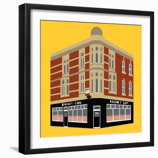 Regency Cafe, Westminster-Claire Huntley-Framed Giclee Print