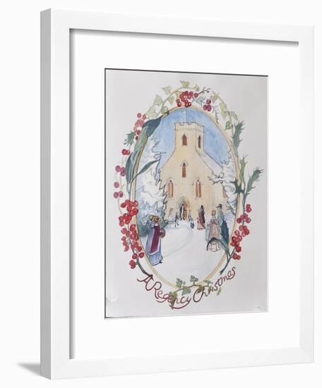 Regency Christmas, 2008-Caroline Hervey-Bathurst-Framed Giclee Print