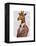 Regency Giraffe-Fab Funky-Framed Stretched Canvas