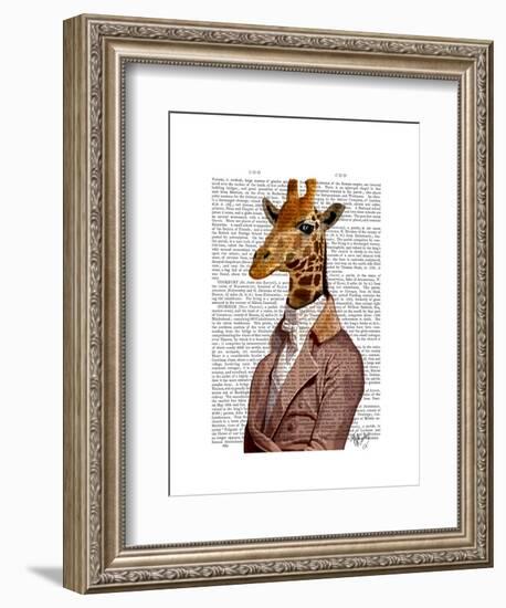 Regency Giraffe-Fab Funky-Framed Art Print