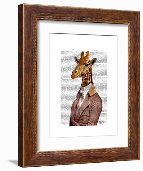 Regency Giraffe-Fab Funky-Framed Art Print