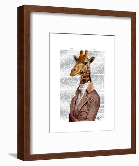 Regency Giraffe-Fab Funky-Framed Art Print