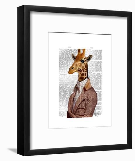 Regency Giraffe-Fab Funky-Framed Art Print