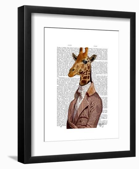 Regency Giraffe-Fab Funky-Framed Art Print