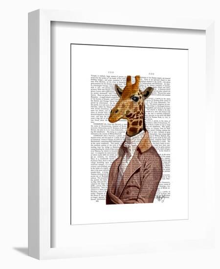 Regency Giraffe-Fab Funky-Framed Art Print