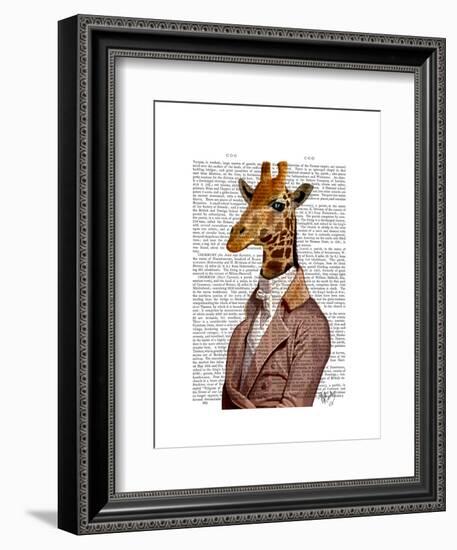 Regency Giraffe-Fab Funky-Framed Art Print