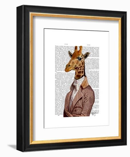 Regency Giraffe-Fab Funky-Framed Art Print