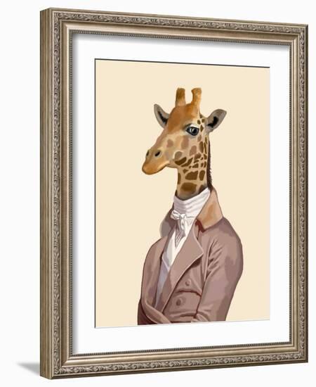 Regency Giraffe-Fab Funky-Framed Art Print