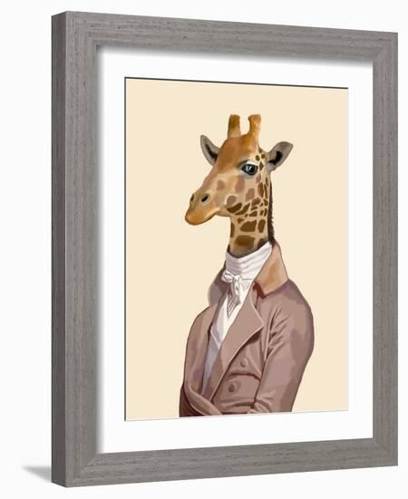 Regency Giraffe-Fab Funky-Framed Art Print