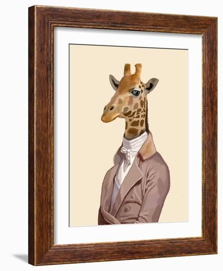 Regency Giraffe-Fab Funky-Framed Art Print