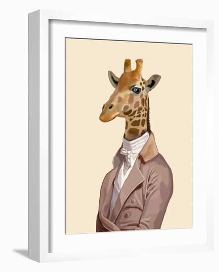 Regency Giraffe-Fab Funky-Framed Art Print