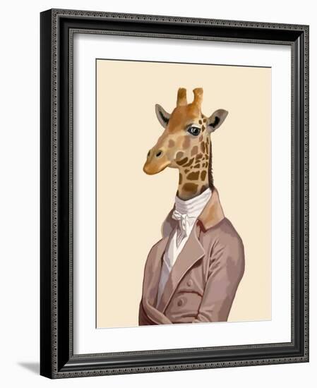 Regency Giraffe-Fab Funky-Framed Art Print