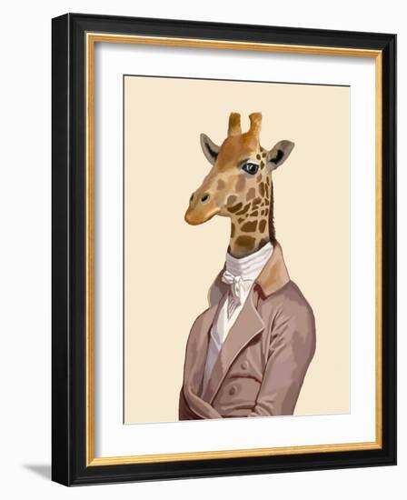 Regency Giraffe-Fab Funky-Framed Art Print